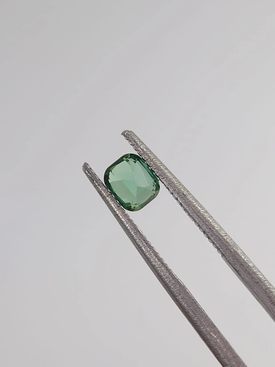 0.42ct Natural Green Tourmaline Cushion Cut Loose Gemstone from Afghanistan — view 4